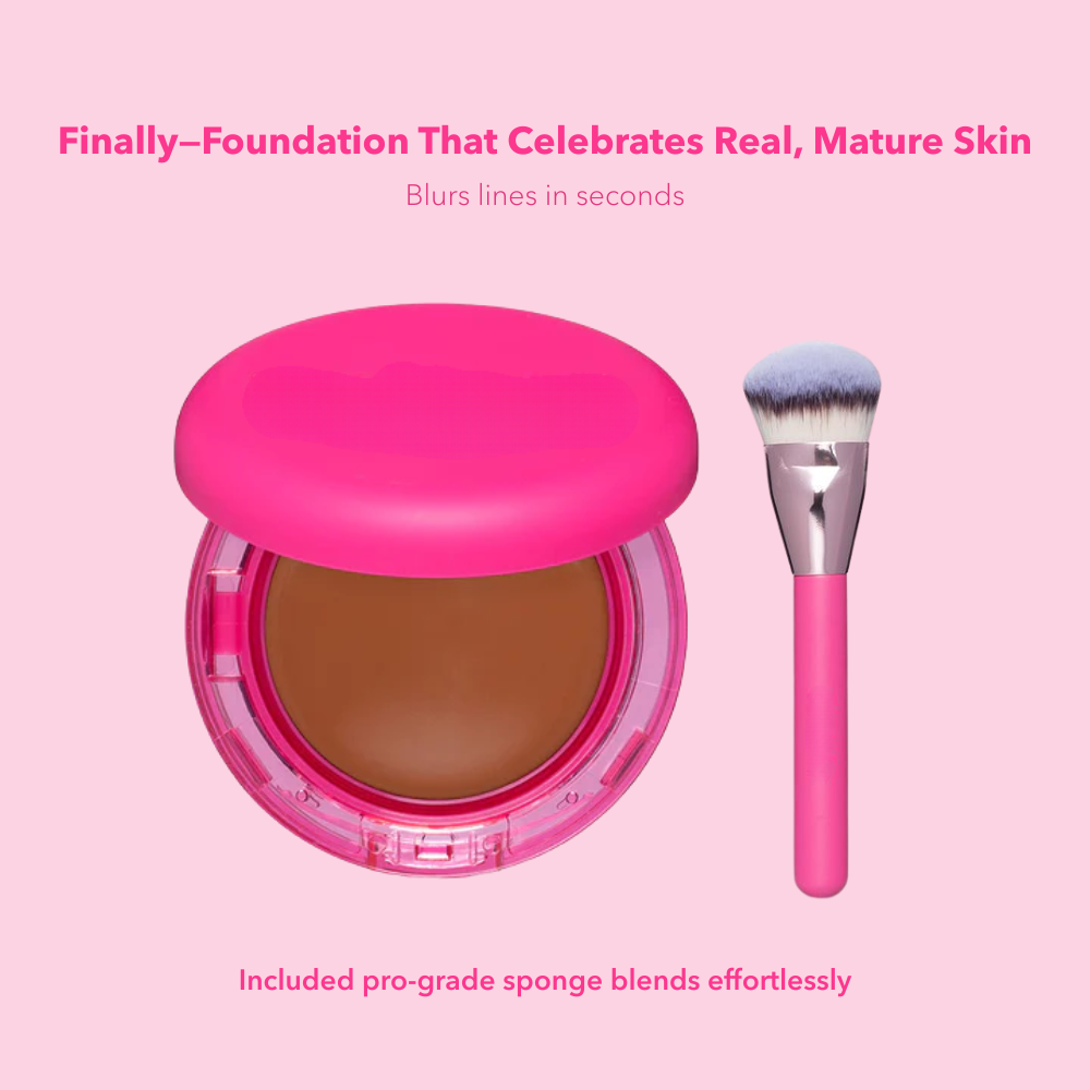 Peptide Bounce Balm Foundation with Brush