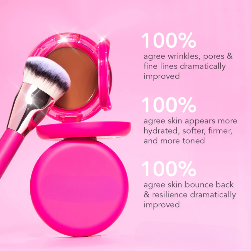 Peptide Bounce Balm Foundation with Brush