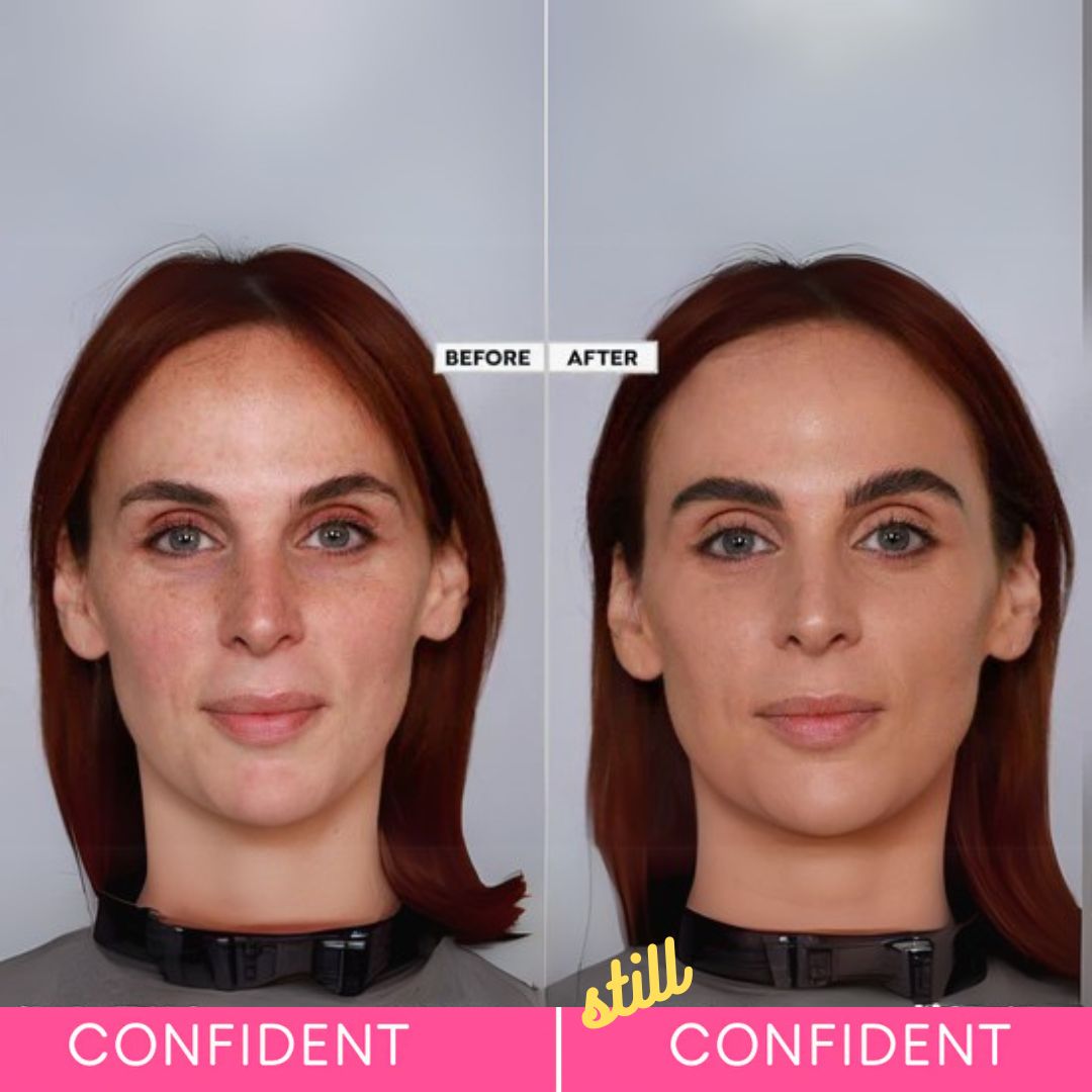 Peptide Bounce Balm Foundation with Brush
